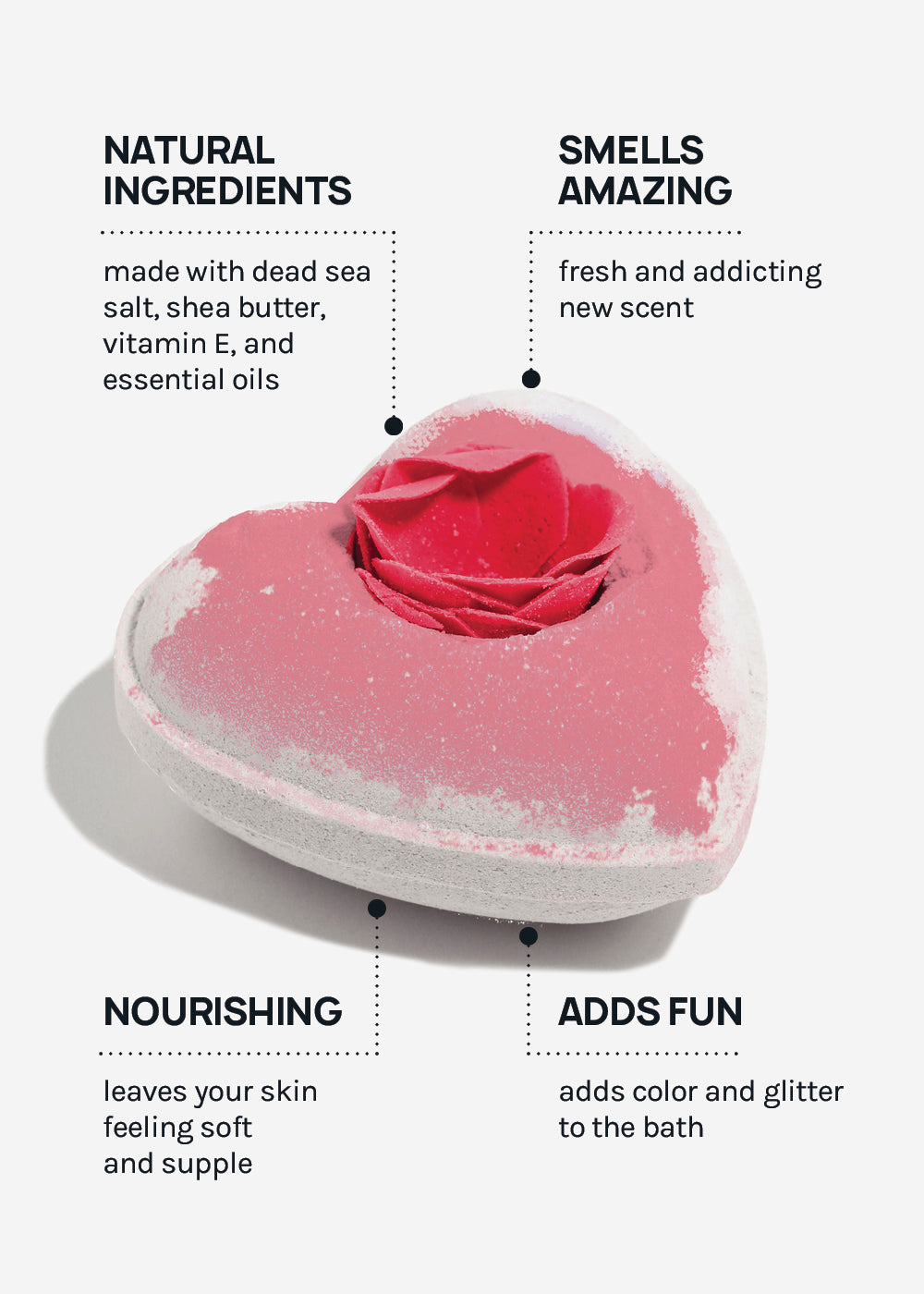 AOA Bath Bomb- True Love