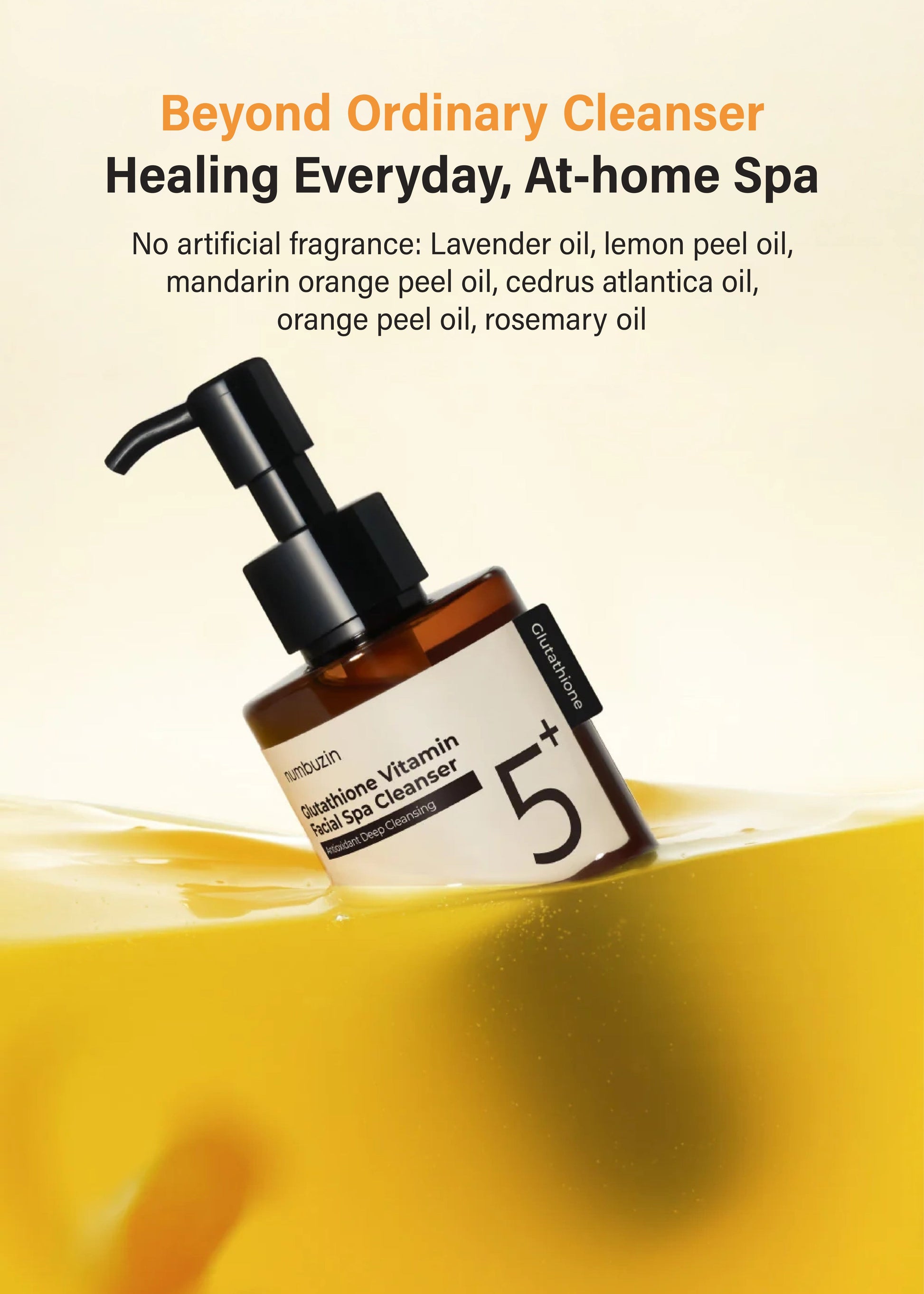 numbuzin No. 5+ Glutathione Vitamin Facial Spa Cleanser 200ml