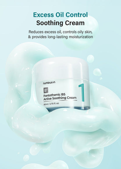 numbuzin No. 1 Pantothenic B5 Active Soothing Cream 80ml
