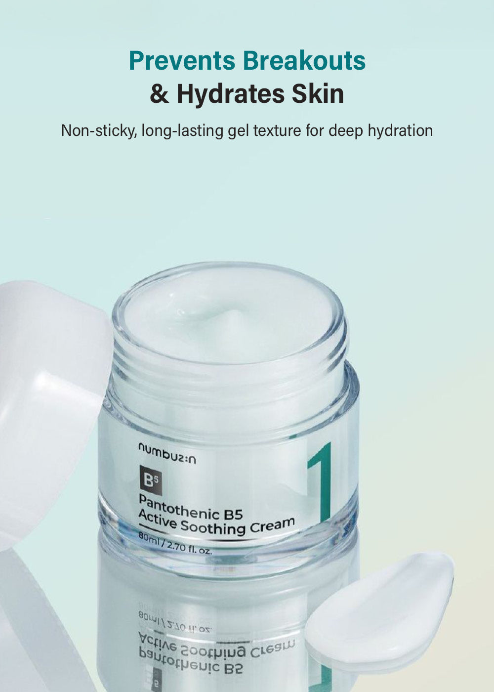numbuzin No. 1 Pantothenic B5 Active Soothing Cream 80ml