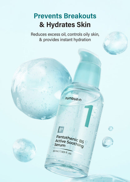 numbuzin No. 1 Pantothenic B5 Active Soothing Serum 50ml
