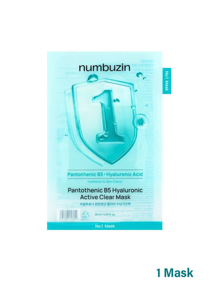 numbuzin No. 1 Pantothenic B5 Hyaluronic Active Clear Mask