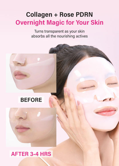 numbuzin No. 2 Rose PDRN Overnight Collagen Mask