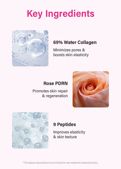 numbuzin No. 2 Rose PDRN Overnight Collagen Mask