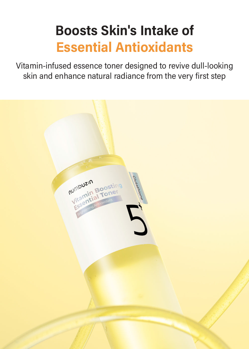 numbuzin No. 5+ Vitamin Boosting Essential Toner 200ml