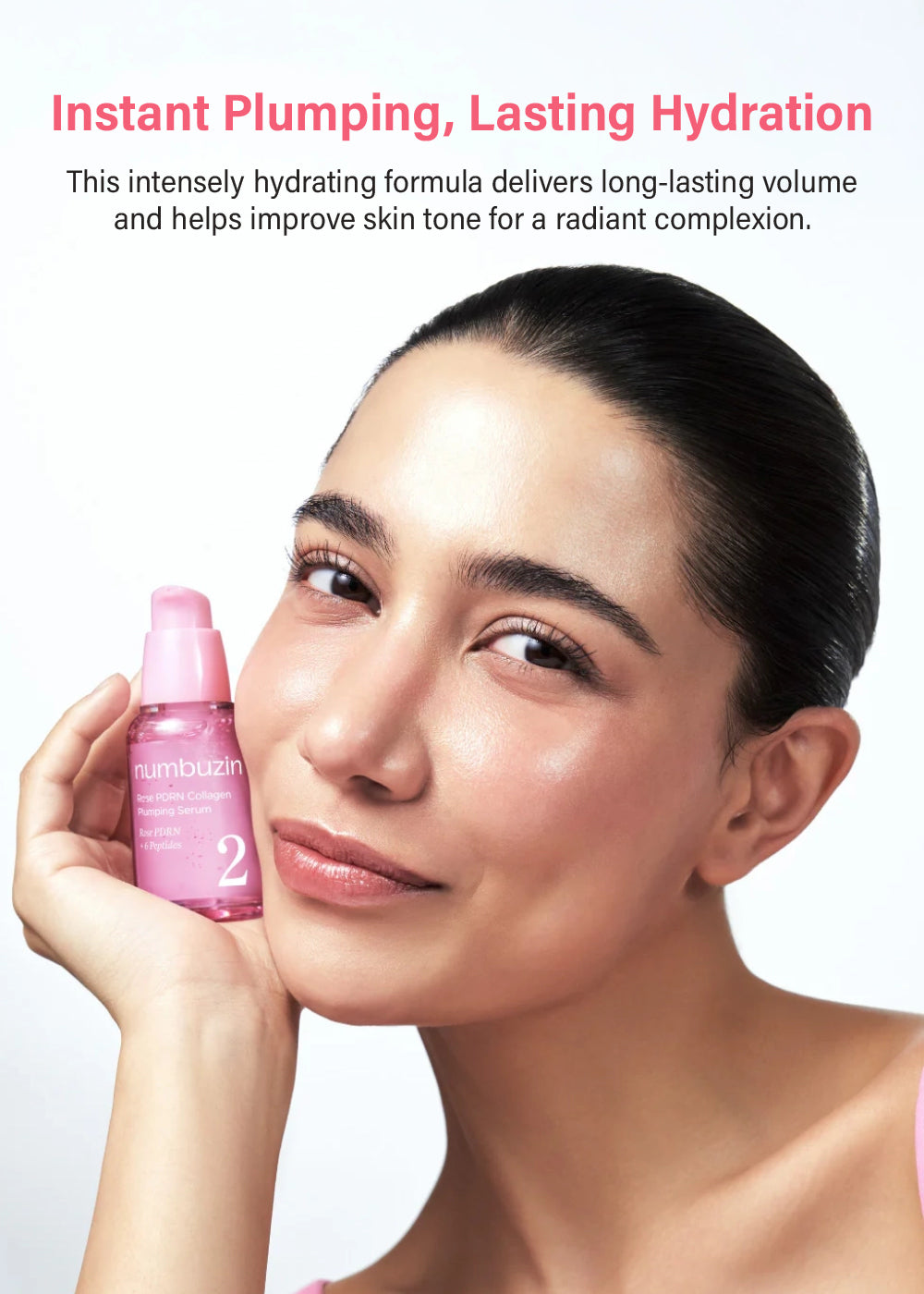 numbuzin No. 2 Rose PDRN Collagen Plumping Serum 30ml