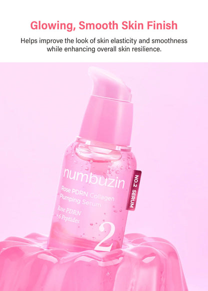numbuzin No. 2 Rose PDRN Collagen Plumping Serum 30ml