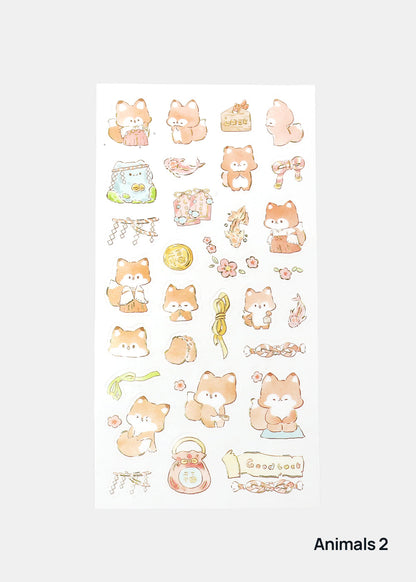 Official Key Items Sticker Sheet - Animals