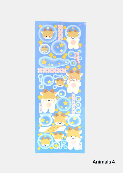Official Key Items Sticker Sheet - Animals