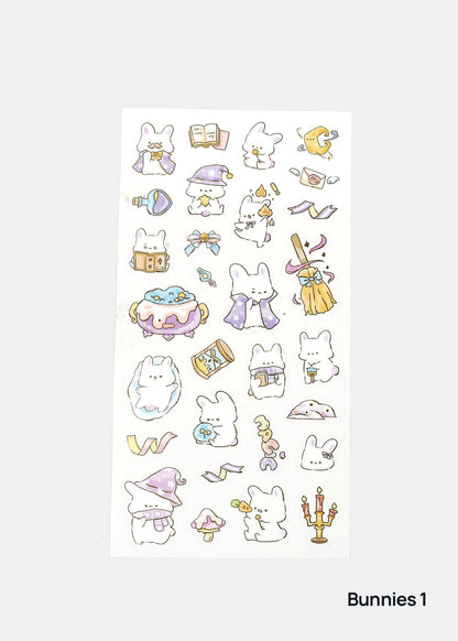 Official Key Items Sticker Sheet - Bunnies