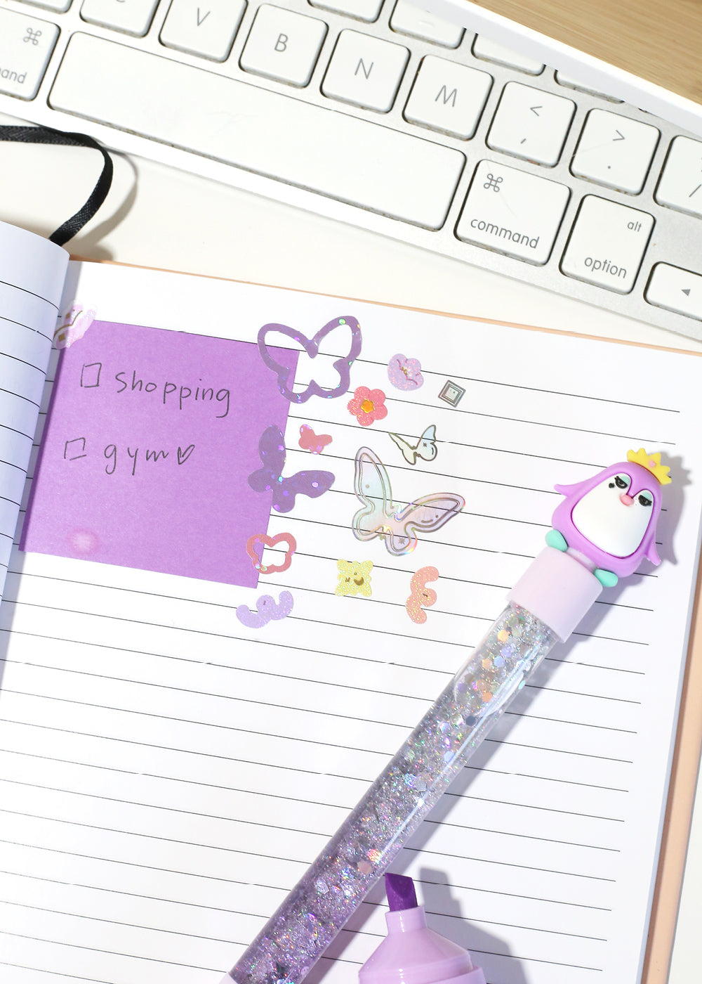 Official Key Items Sticker Sheet - Butterfly