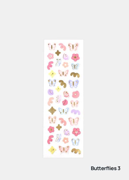 Official Key Items Sticker Sheet - Butterfly