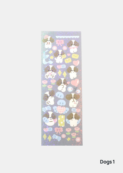 Official Key Items Sticker Sheet - Dogs