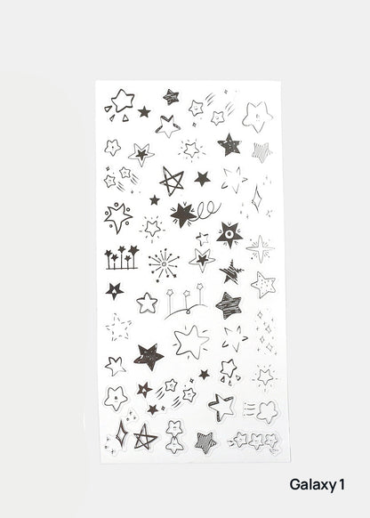 Official Key Items Sticker Sheet - Galaxy