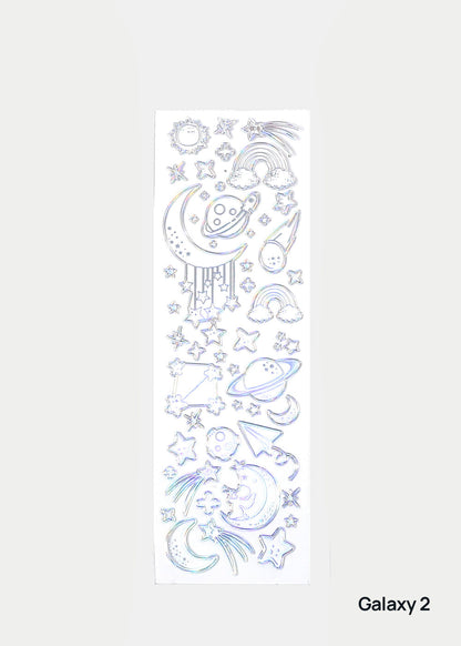 Official Key Items Sticker Sheet - Galaxy