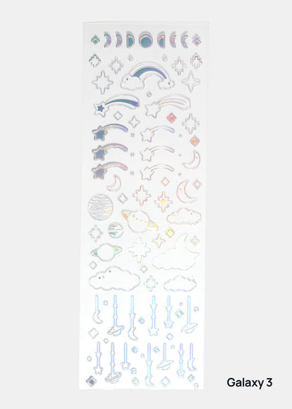 Official Key Items Sticker Sheet - Galaxy