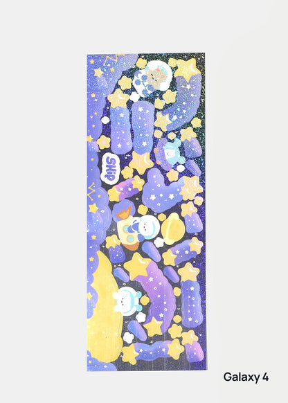 Official Key Items Sticker Sheet - Galaxy