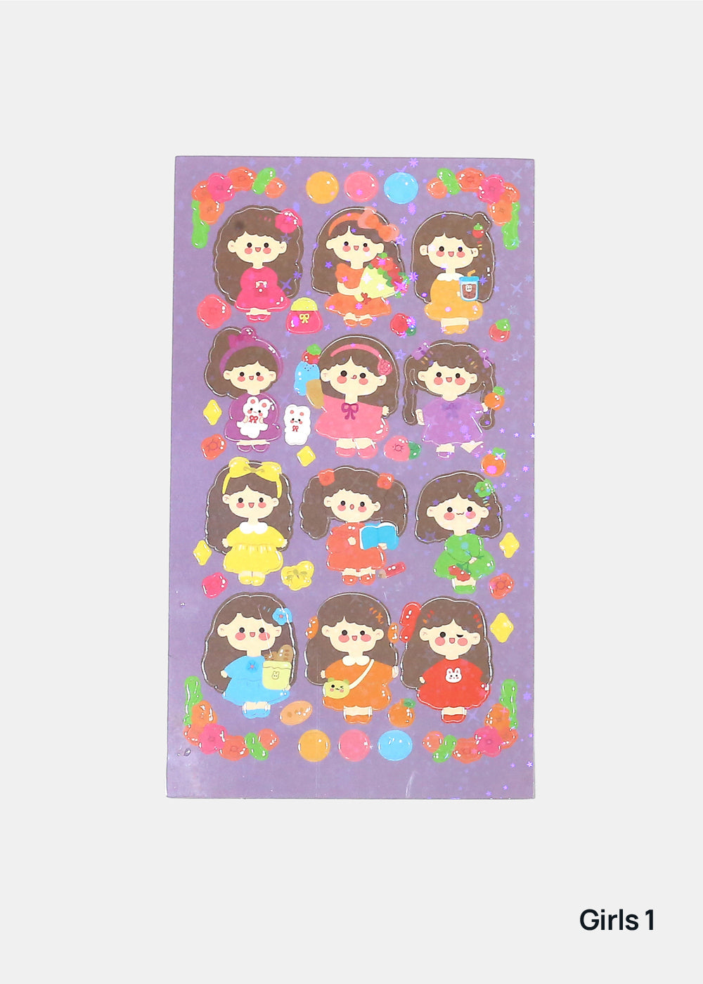 Official Key Items Sticker Sheet - Girls