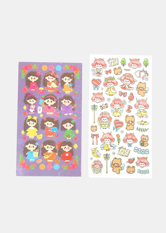 Official Key Items Sticker Sheet - Girls