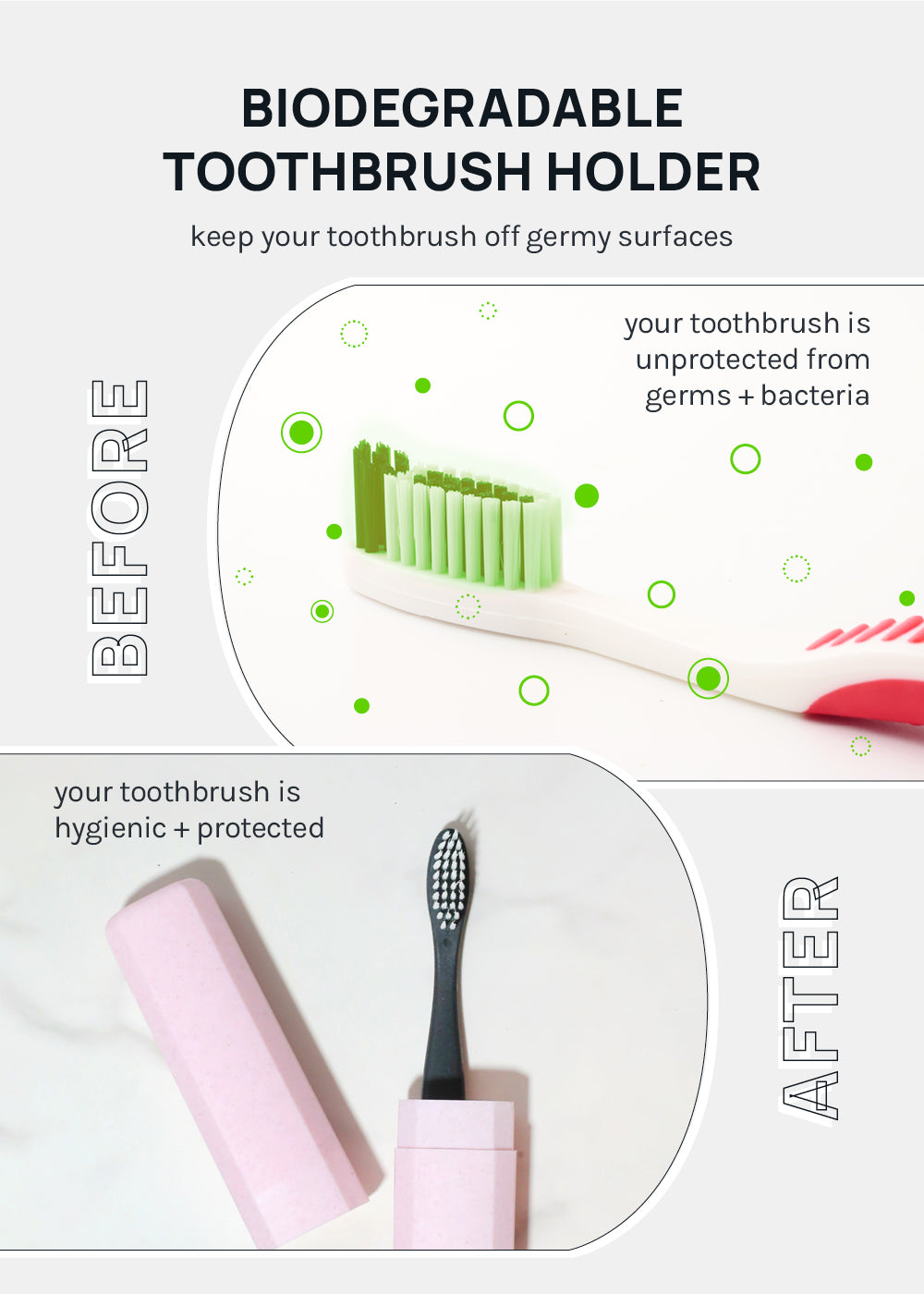 Official Key Items Biodegradable Toothbrush Case