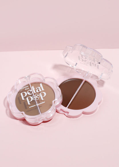 AOA Petal Pop Bronzer Duo Cream + Powder