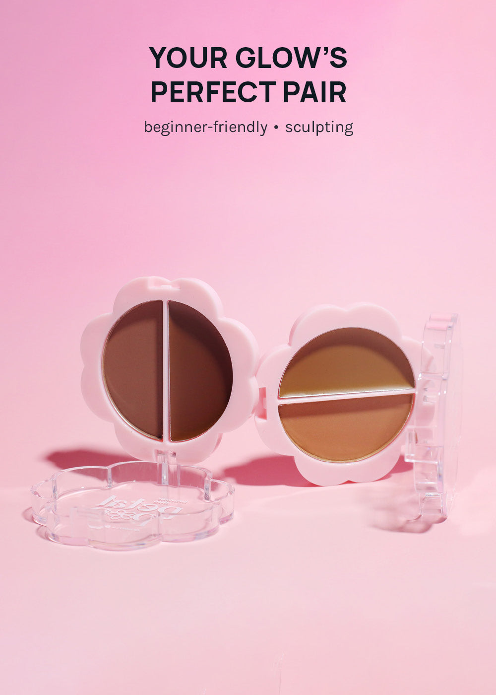 AOA Petal Pop Bronzer Duo Cream + Powder