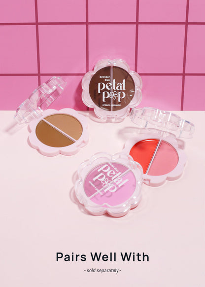 AOA Petal Pop Bronzer Duo Cream + Powder