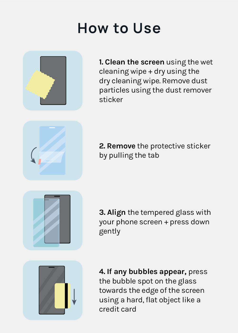 Miss A Tempered Glass Screen Protector for iPhone