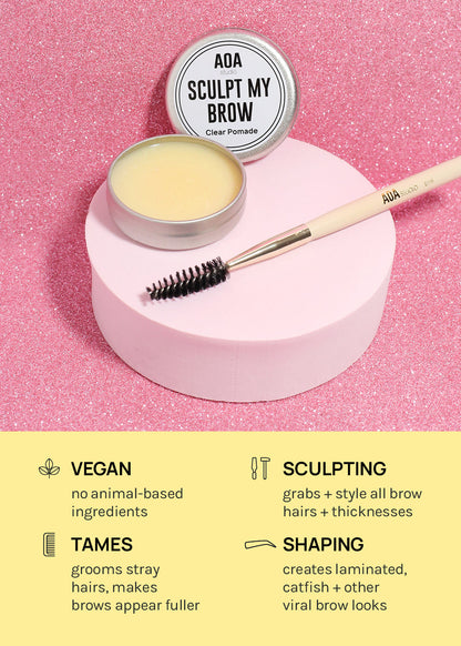 AOA Sculpt My Brow Clear Pomade