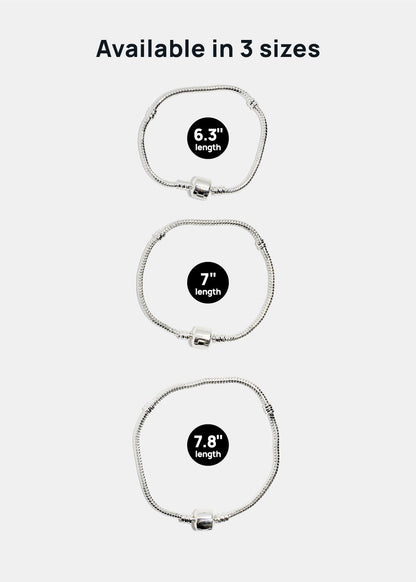Miss A Bead Charm Bracelet - Plain Clasp
