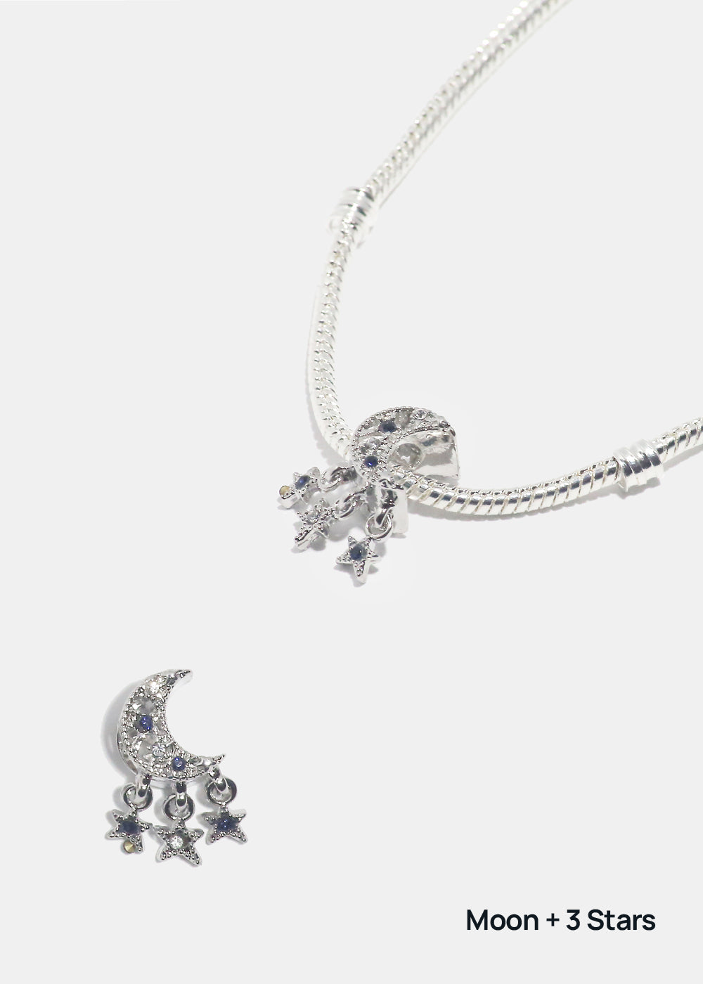 Miss A Bead Charm - Moon and Stars