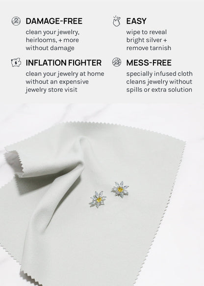 Official Key Items Silver Jewelry Cleaning Cloth