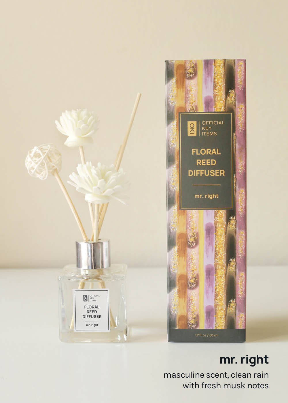 Official Key Items Floral Reed Diffuser