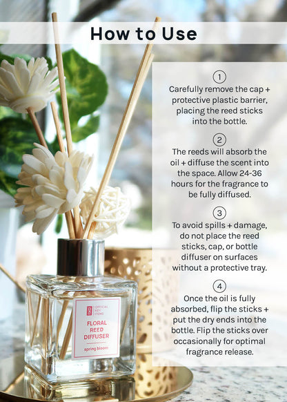 Official Key Items Floral Reed Diffuser