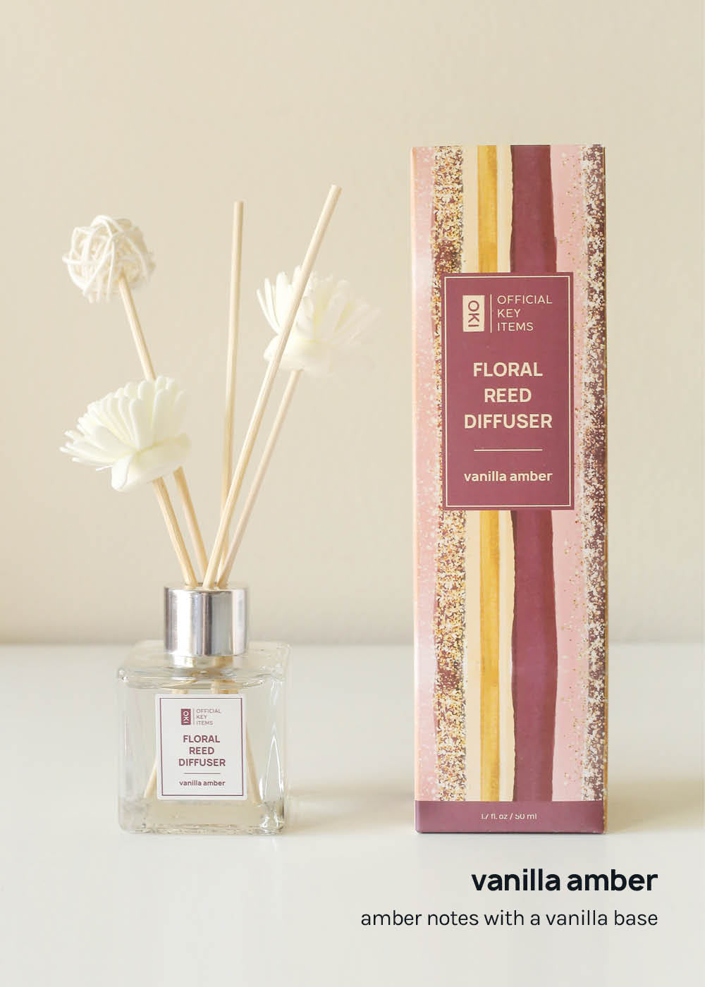 Official Key Items Floral Reed Diffuser