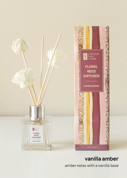 Official Key Items Floral Reed Diffuser