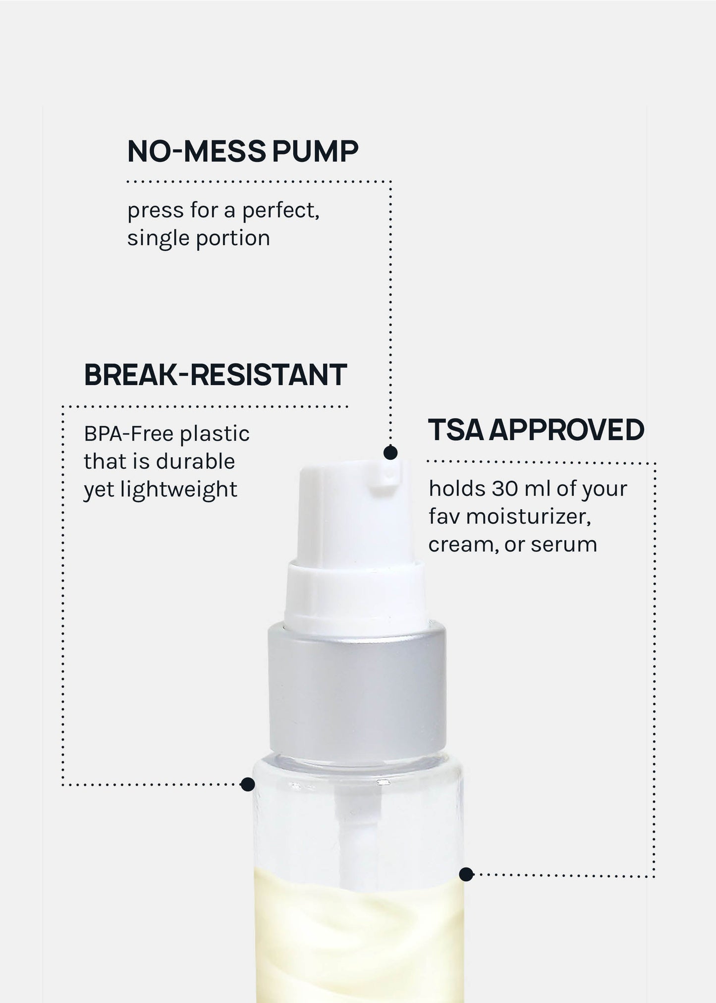 AOA Skin Reusable Pump Bottle