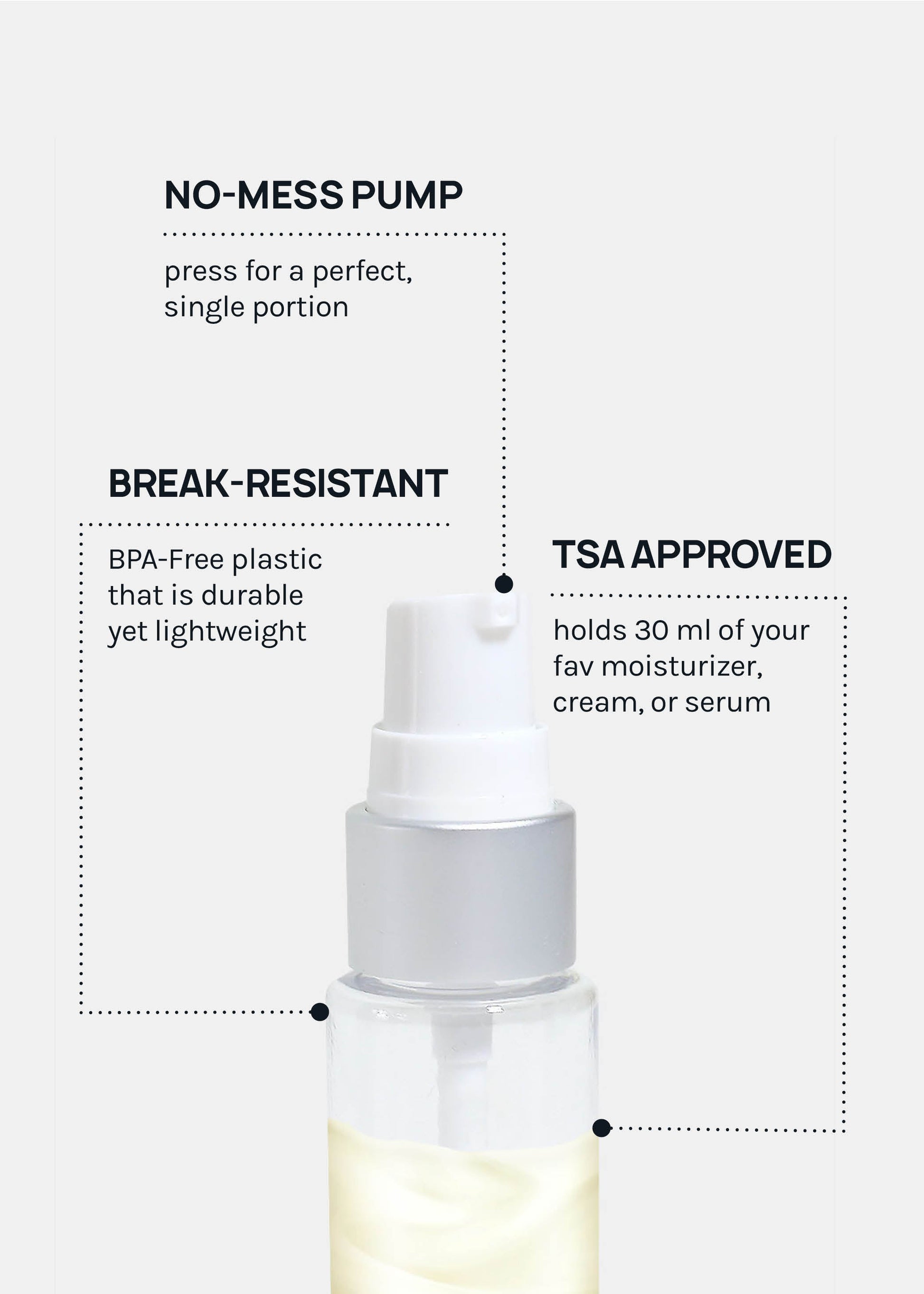 AOA Skin Reusable Pump Bottle