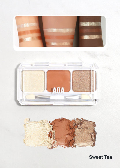 AOA Southern Charm 3 Color Eyeshadow Palettes