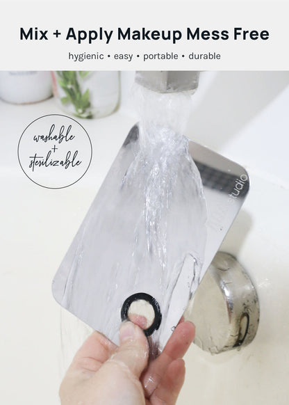 A+ Stainless Steel Mixing Palette and Spatula