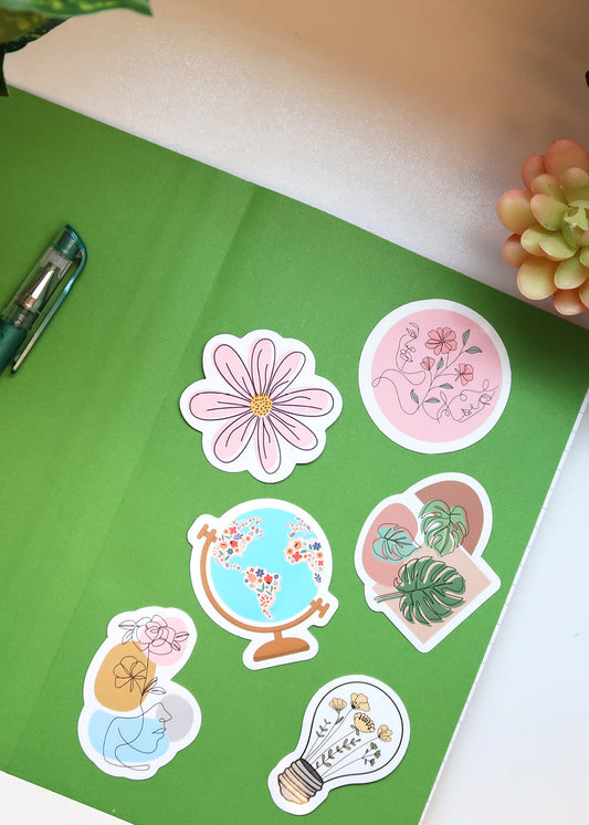Official Key Items Sticker - Tie-Dye Smiley