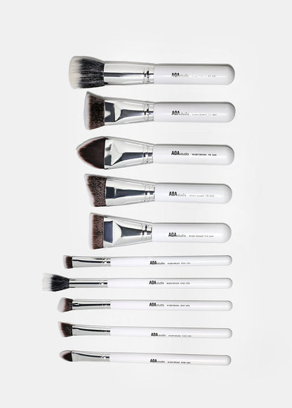 AOA Studio 10-Piece Sculpting Brush Set + Brush Roll