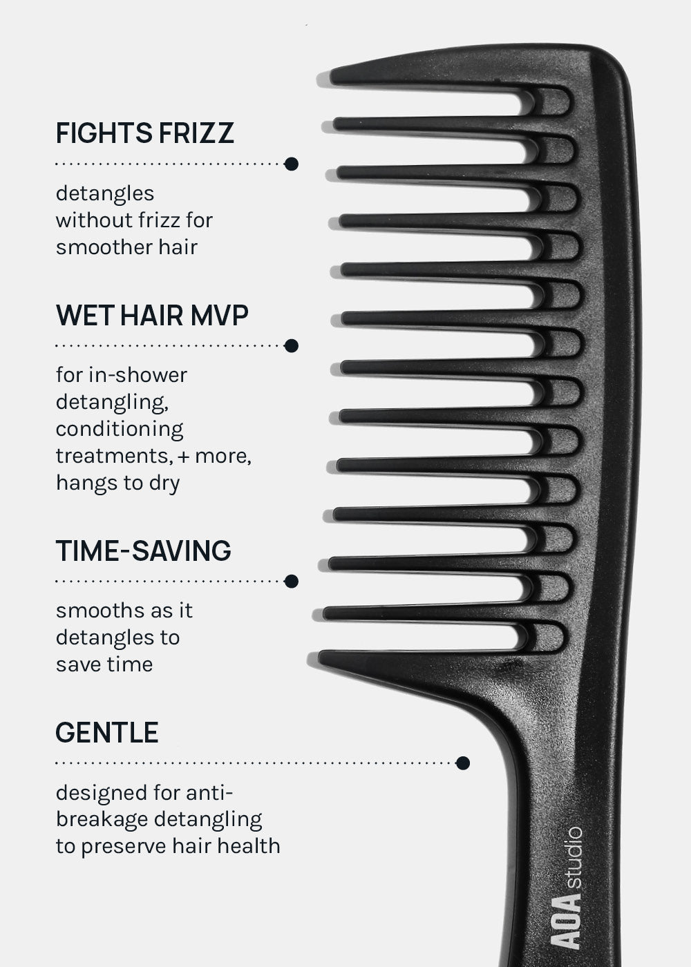 AOA Wide Tooth Detangling Comb